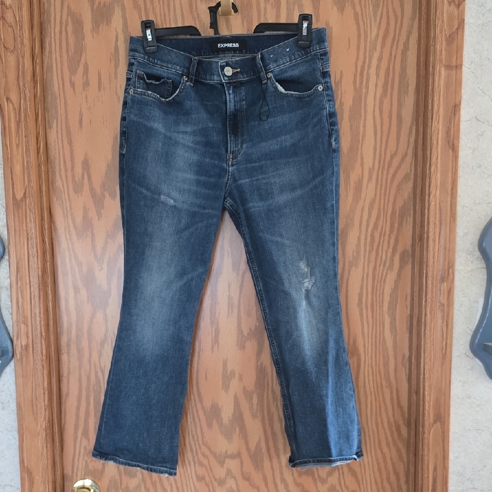 Express Dark Blue Denim Jeans Size 10